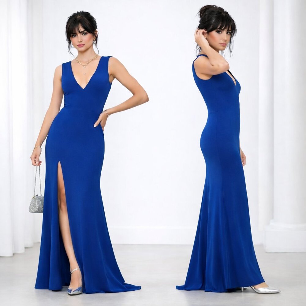 NWT Dress The Population Sandra Dress in Electric Blue Size Women’s 14/16